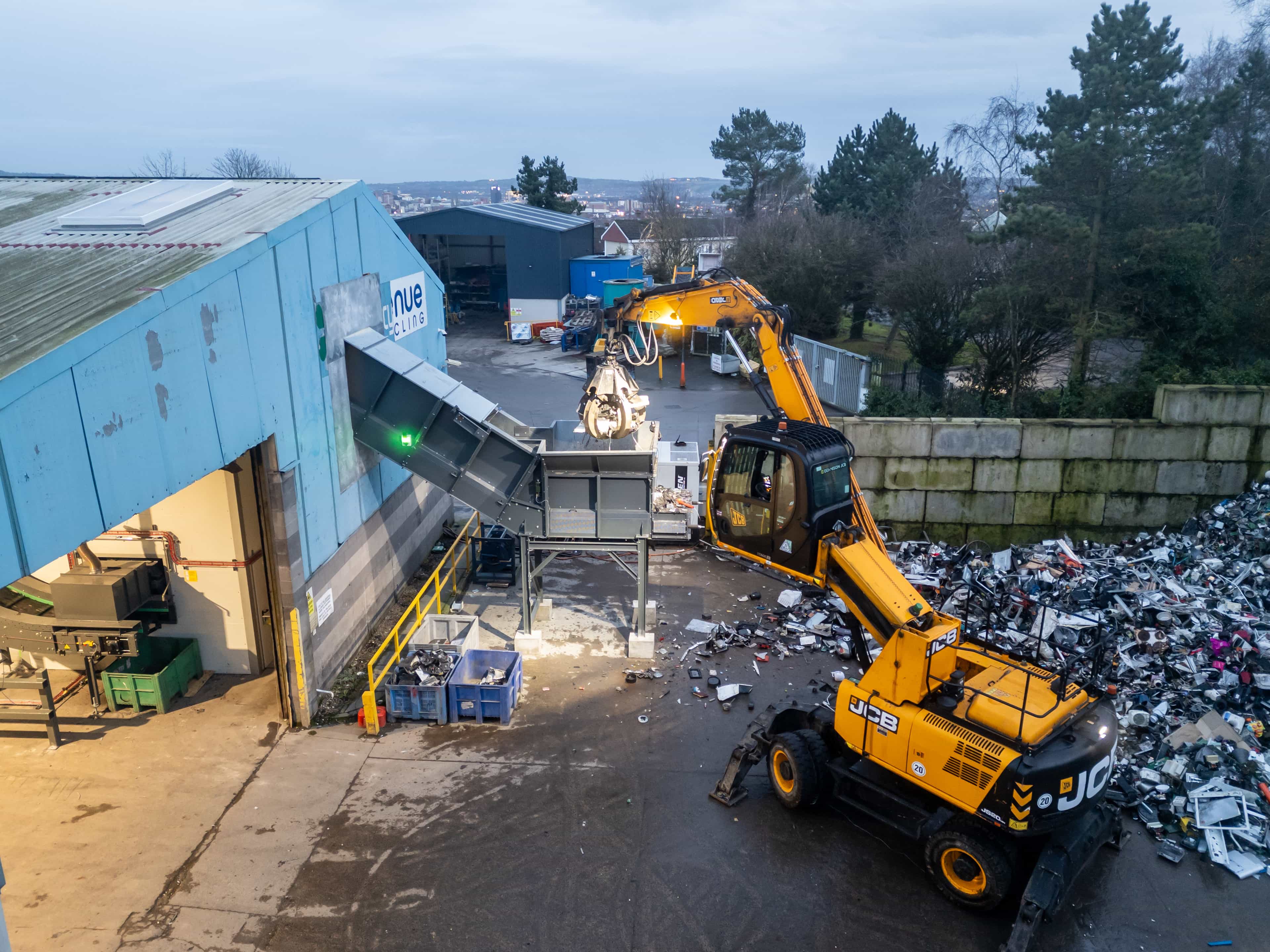 Electrical waste recycling